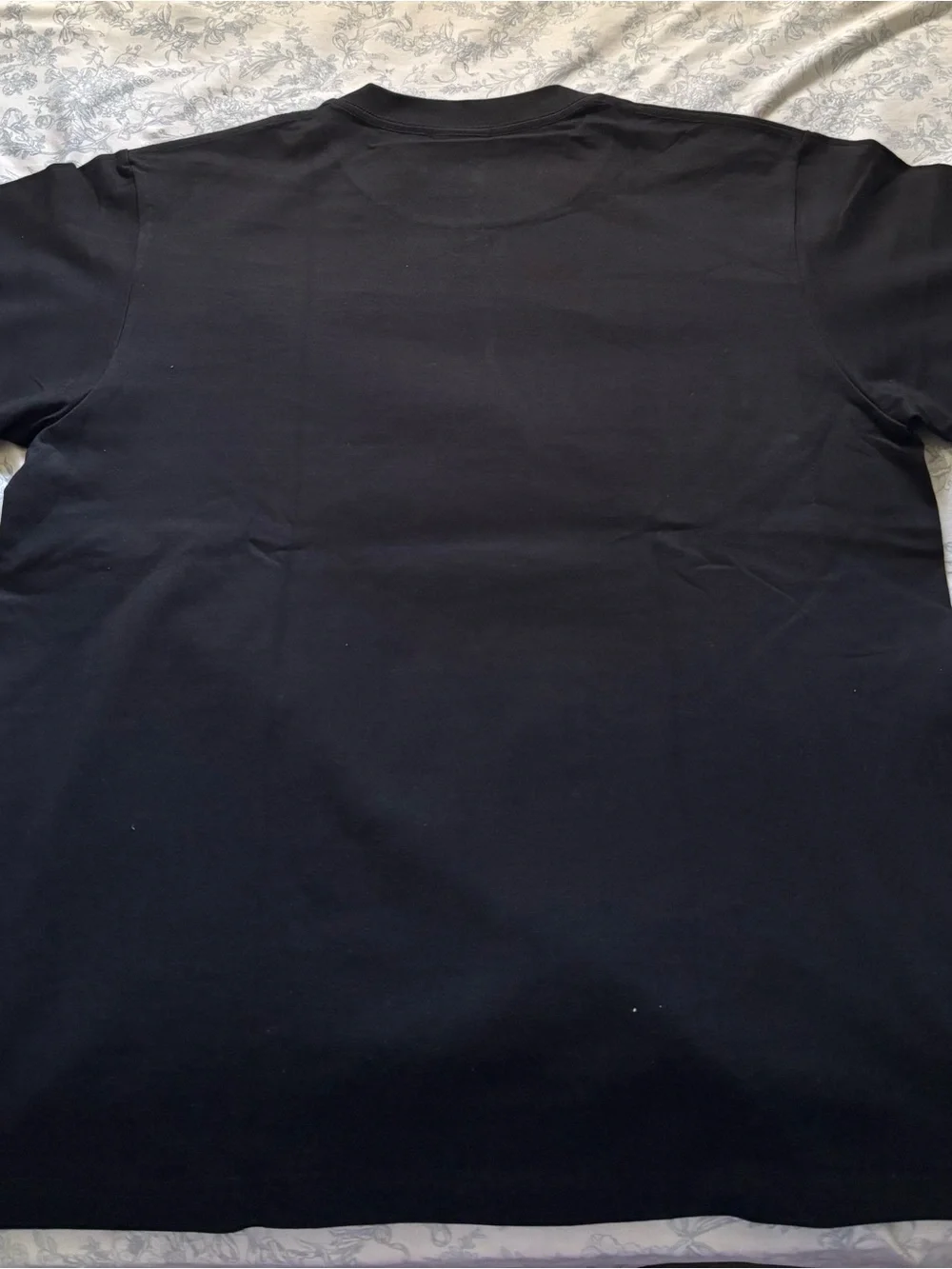 Bape Black Tee with Blue Camo Ape Head